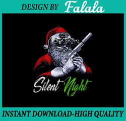 PNG ONLY Christmas San-ta Cl-aus Guns Silent Night Santa Png, San-ta Cl-aus With Gun Png, Christmas Png, Digital Downloa