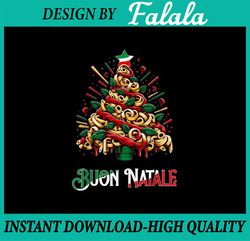 PNG ONLY Buon Natale Italian Pasta Christmas Tree Xmas Png, Funny Italian Christmas Png, Christmas Png, Digital Download