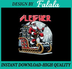 PNG ONLY Sleigher Hail Santa Heavy Metal Christmas Rock Xmas Art Png, Christmas Quotes Png, Christmas Png, Digital Downl