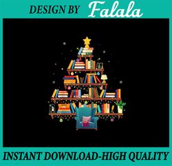 PNG ONLY Christmas Library Tree Teacher Xmas Tree made Of Book Png, Merry Bookmas Tree Png, Christmas Png, Digital Downl