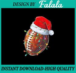 PNG ONLY Christmas Football Team Santa Sports Design Png, Football Santa Hat Png, Christmas Png, Digital Download