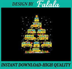 PNG ONLY School Bus Christmas Tree Lights Png, Funny Bus Driver Xmas Png, Christmas Png, Digital Download