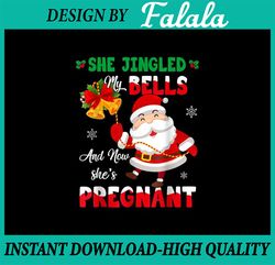 PNG ONLY Funny Christmas Pregnancy Announcement New Dad Mom Png, Funny Pregnancy Baby Santa Png, Christmas Png, Digital