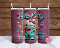 Hello Kitty  20oz straight and tapered sublimation tumbler wraps PNG 300dpi