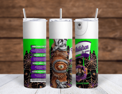 Children Be Gone Hocus Pocus 20oz Straight and Tapered Sublimation tumbler wrap PNG