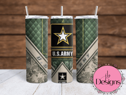 United States Army   Sublimation tumbler wraps - 20oz Straight and 20oz Tapered wraps included PNG