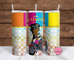 Rainbow Coach & Tinkerbell Sublimation tumbler wraps 30oz Straight,20oz Straight &20oz Tapered wraps included PNG