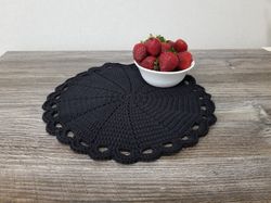 Crochet placemat Set napkin Table decoration