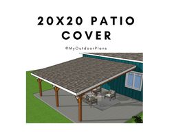 20x20 Patio Cover Plans