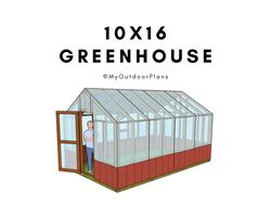 10x16 Greenhouse Plans