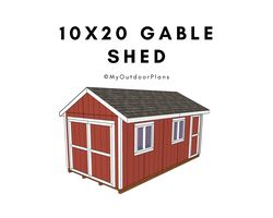 10x20 Garden Shed Plans