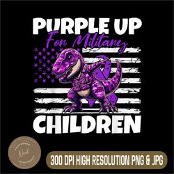 purple up for military children png, month of the military children png, png high quality, png, digital download