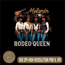 Melanin Rodeo Queen Png, Black Cowgirl Png, African American Western Png,Digital File, PNG High Quality, Sublimation