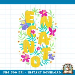 Disney Encanto Flower Arrangement Logo PNG Download copy