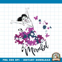 Disney Encanto Maribel Butterflies Line Art PNG Download copy