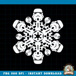 Star Wars Stormtrooper Christmas Snowflake Graphic PNG Download PNG Download copy