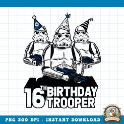 Star Wars Stormtrooper Party Hats Trio 16th Birthday Trooper PNG Download copy