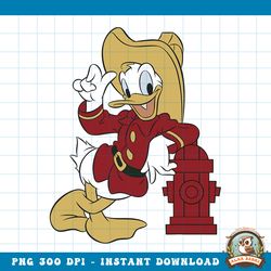 Disney Donald Duck Firefighter Outfit png, digital download, instant