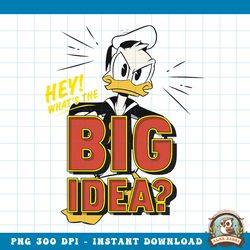 Disney DuckTales Donald Duck Hey What_s The Big Idea png, digital download, instant