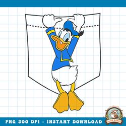 Disney Mickey _ Friends Donald Duck Small Pocket png, digital download, instant