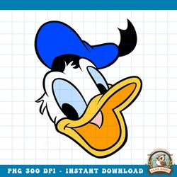 Disney Mickey And Friends Donald Duck Big Face png, digital download, instant