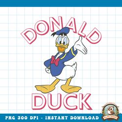 Disney Mickey And Friends Donald Duck Hello Portrait png, digital download, instant