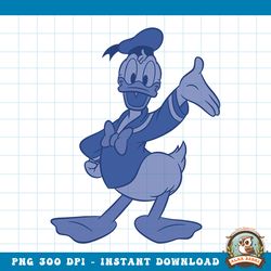 Disney Mickey And Friends Donald Duck Tonal Portrait png, digital download, instant