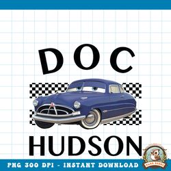 Disney Pixar Cars Doc Hudson Finish Graphic png, digital download, instant png, digital download, instant