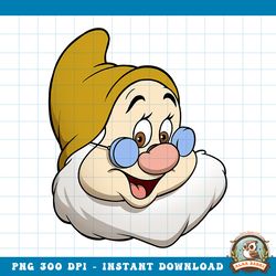 Disney Snow White And The Seven Dwarfs Doc Big Face png, digital download, instant