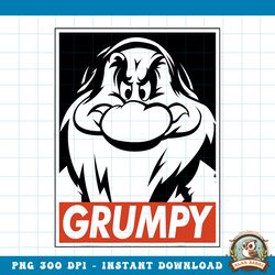 Disney Snow White Grumpy Streetwear Poster png, digital download, instant