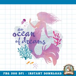 Disney The Little Mermaid An Ocean Of Dreams Silhouette png, digital download, instant