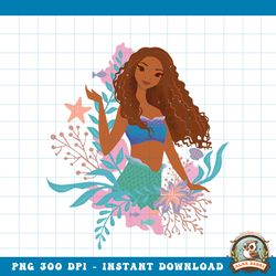 Disney The Little Mermaid Ariel Waving Portrait png, digital download, instant