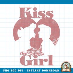 Disney The Little Mermaid Valentine_s Day Kiss The Girl png, digital download, instant