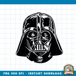 Star Wars Darth Vader Classic Black Helmet Graphic png, digital download, instant png, digital download, instant