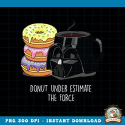 Star Wars Darth Vader Coffee and Donuts png, digital download, instant