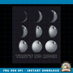 Star Wars Death Star Phases of the Moon png, digital download, instant