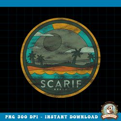 Star Wars Enjoy Scarif Beach Vacation Vintage png, digital download, instant