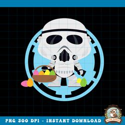 Star Wars Galactic Empire Stormtrooper Kawaii Easter png, digital download, instant
