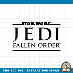 Star Wars Game Jedi Fallen Order Logo png, digital download, instant