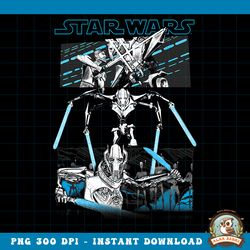 Star Wars General Grievous Lightsaber Panels png, digital download, instant