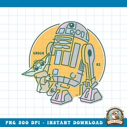 Star Wars Grogu and R2-D2 New Best Friends png, digital download, instant