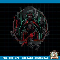 Star Wars Group Shot Sith Lords Poster png, digital download, instant
