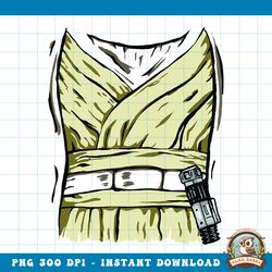 Star Wars Halloween Obi-Wan Kenobi Costume png, digital download, instant