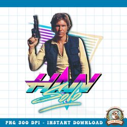 Star Wars Han Solo Eighties Retro Poster Tank Top