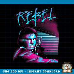 Star Wars Han Solo REBEL 80_s Retro Poster Graphic png, digital download, instant png, digital download, instant