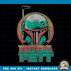 Star Wars The Book Of Boba Fett Vintage Helmet Logo V 2 PNG Download
