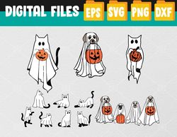 Boho-Animal Ghosts Svg, Eps, Png, Dxf, Digital Download