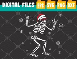 Dancing Christmas Skellies Svg, Eps, Png, Dxf, Digital Download