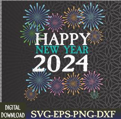 Happy New Year NYE Party Funny New Year Silhouette Svg, Eps, Png, Dxf, Digital Download