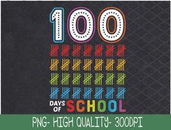 100 days of school PNG, Sublimation Design